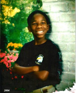 Courtesy of Victor Sims As an elementary school student, Sims bounced from foster home to foster home. 